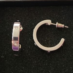 New w/Tags, Silver Plated w/Rhinestones, only taken out of packaging 4 pictures.